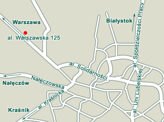 Mapa Lublina